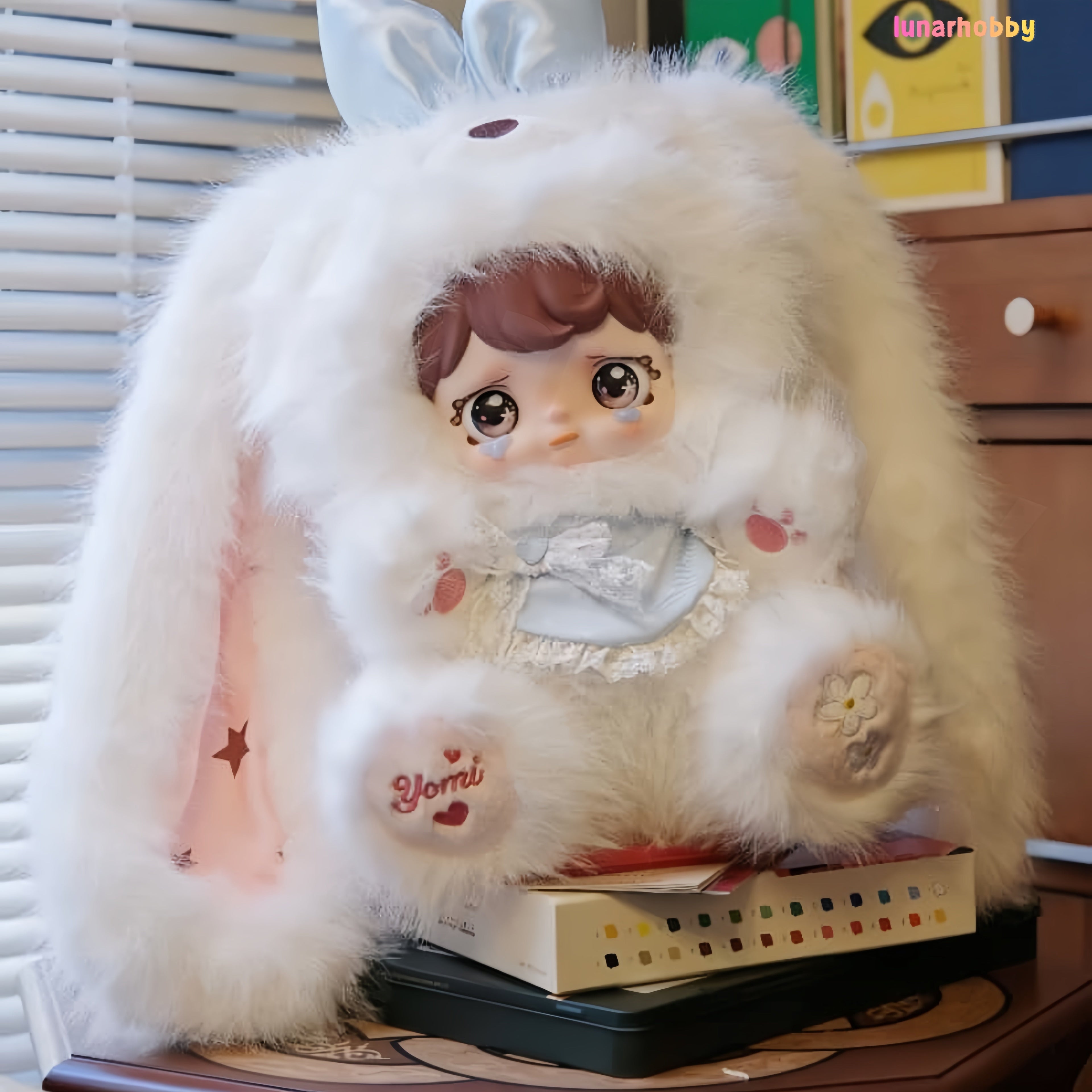 Whispers Among the Flowers Series 800% Scale Plush Art Toy Blind Box Lunar Hobby