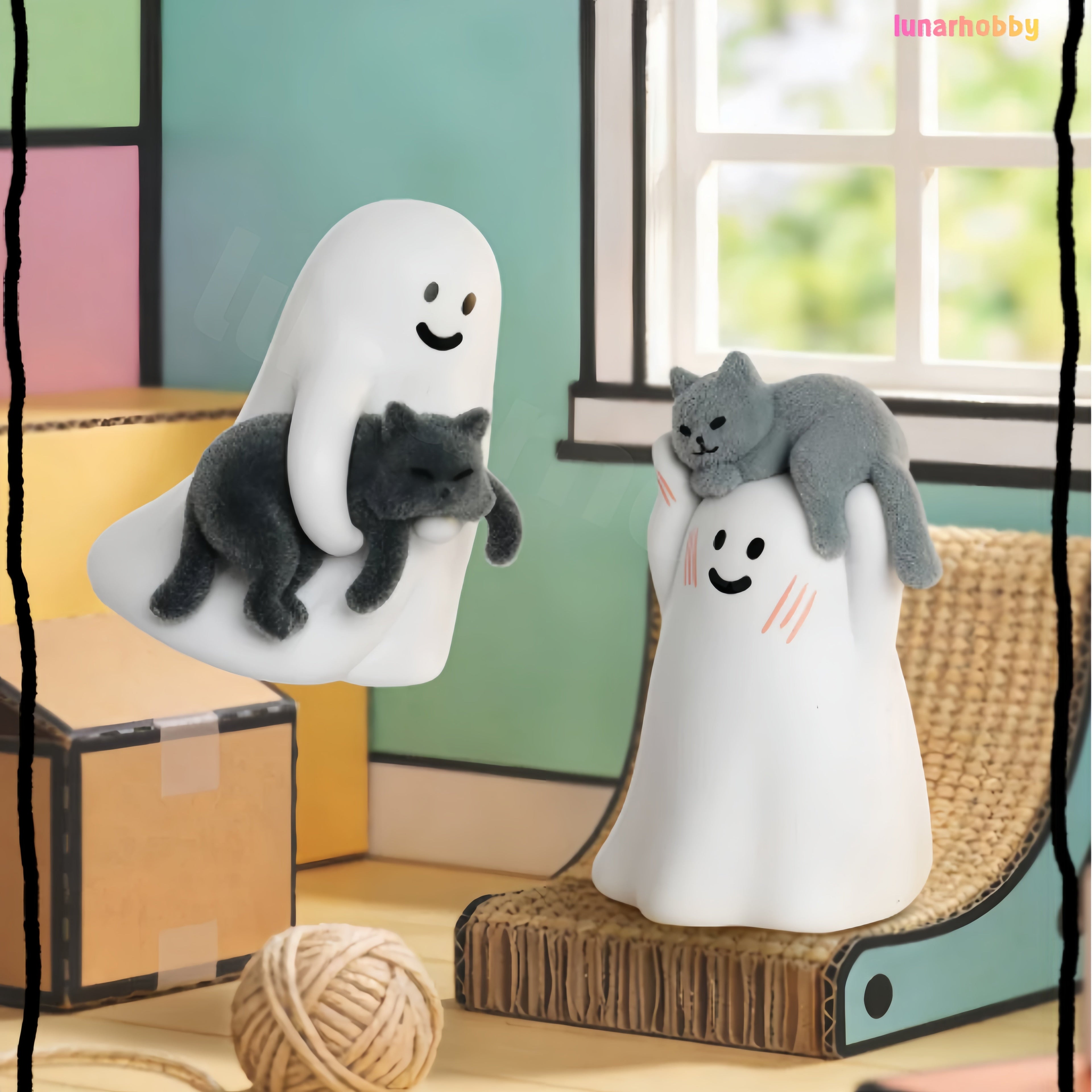 Little Ghost, Let Me Show You My Cat Blind Box Figures Lunar Hobby