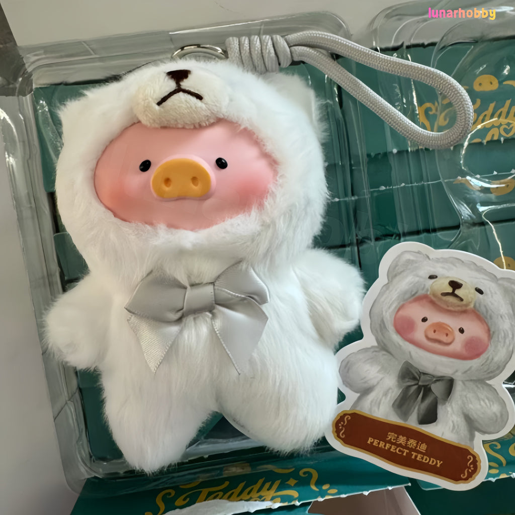 LuLu the Pig Retro Teddy Toy Shop Blind Box Vinyl-Face Plush Pendant Lunar Hobby