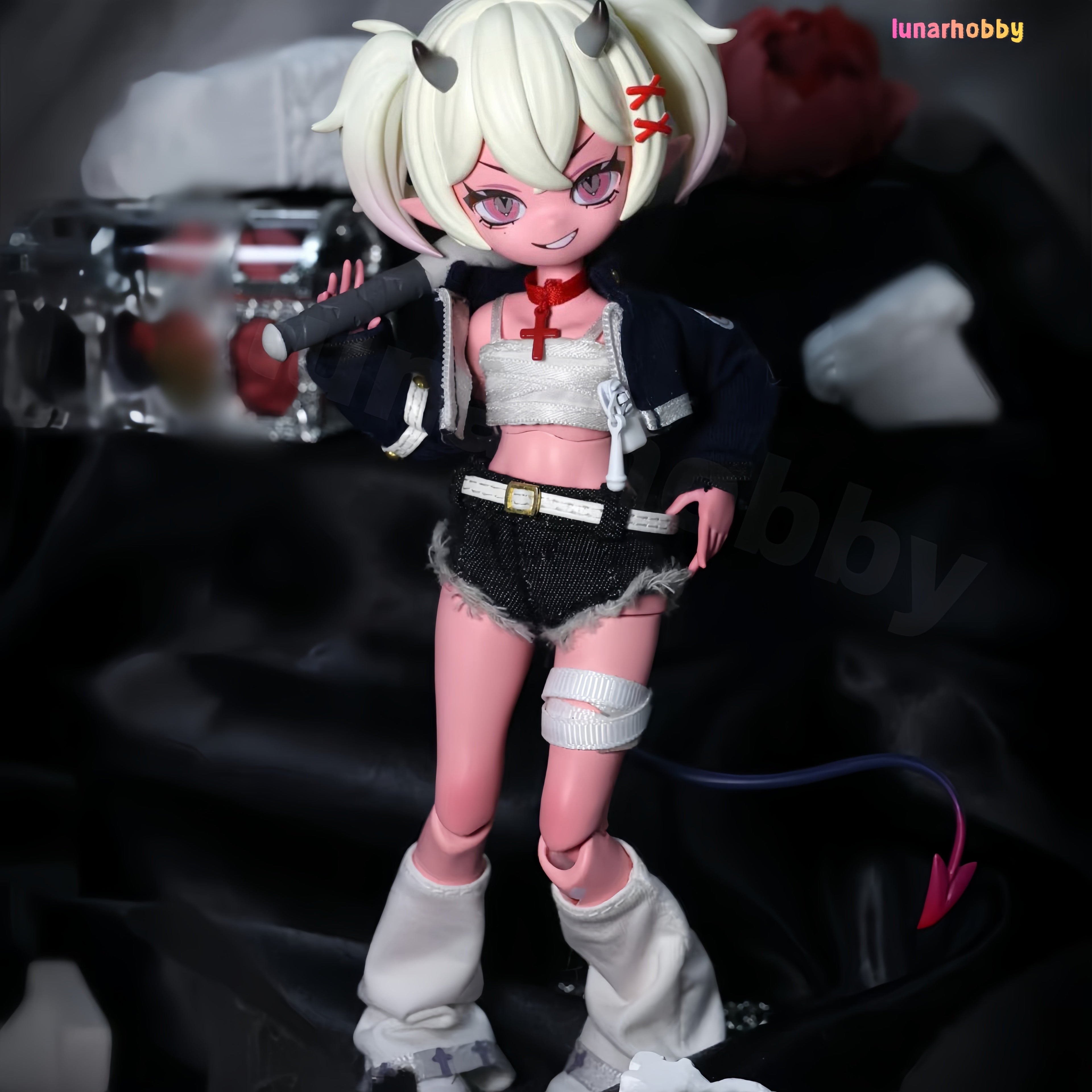 Chuzimachi "Demon Horns" Series: 1/8 Scale Articulated BJD Blind Box Figures Lunar Hobby