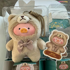 LuLu the Pig Retro Teddy Toy Shop Blind Box Vinyl-Face Plush Pendant Lunar Hobby