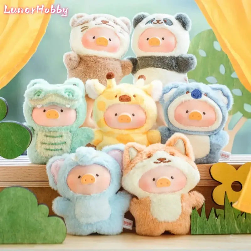 LuLu Animal Party Forest Theater Vinyl Finger Puppet Blind Box Lunar Hobby