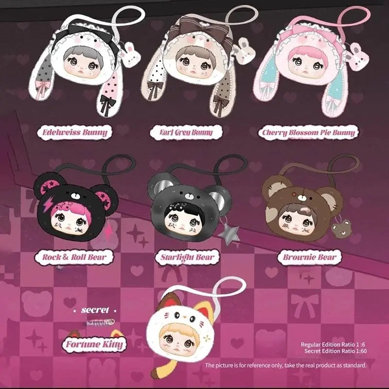 Nuomi'er Cute Plush Storage Bag Blind Box Lunar Hobby