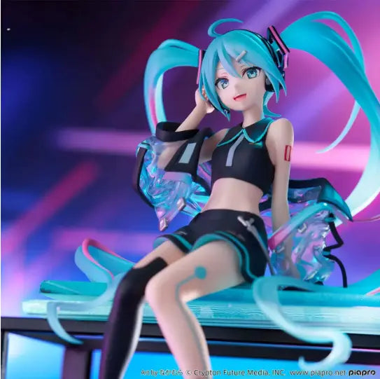 Furyu Hatsune Miku "Noodle Stopper" Figure – Neon Cyber Style Lunar Hobby