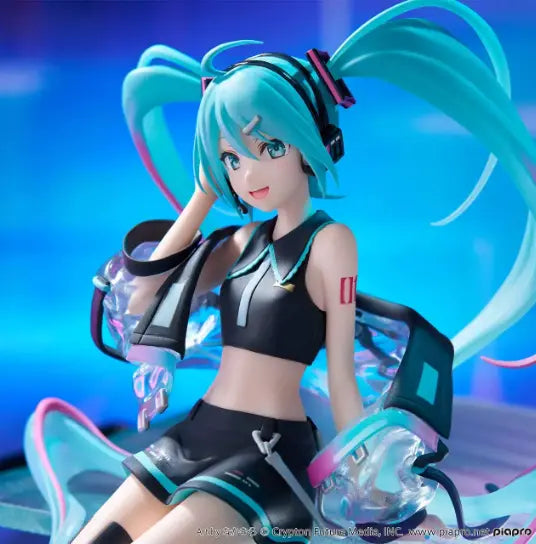 Furyu Hatsune Miku "Noodle Stopper" Figure – Neon Cyber Style Lunar Hobby