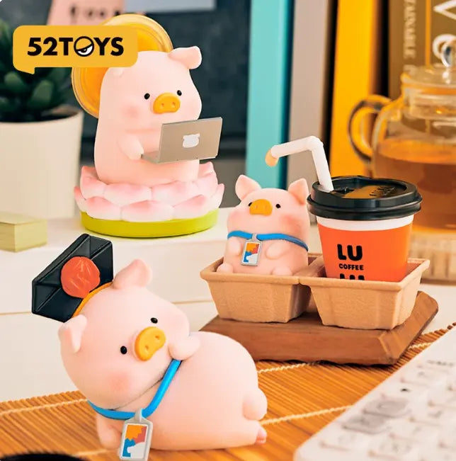 LuLu "Piggy's Busy Workday" Series Blind Box Figures Lunar Hobby