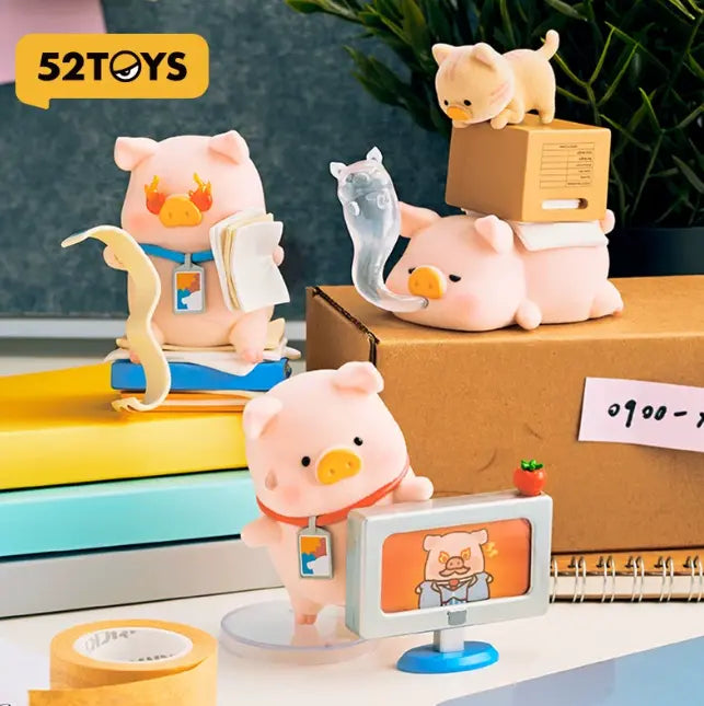 LuLu "Piggy's Busy Workday" Series Blind Box Figures Lunar Hobby