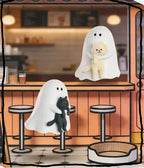 Little Ghost, let me show you my cat blind box figures. Lunar Hobby