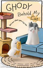 Little Ghost, let me show you my cat blind box figures. Lunar Hobby