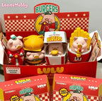 LuLu Piggy blind box Express Delivery Burger Art Toy Lunar Hobby