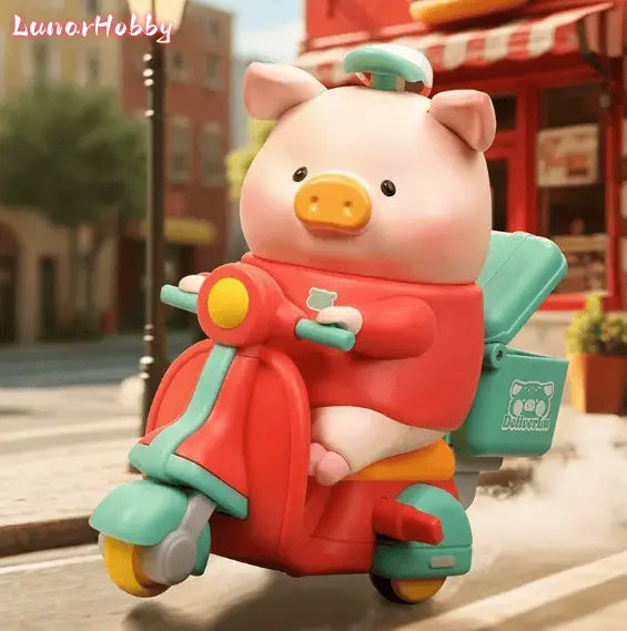 LuLu Piggy blind box Express Delivery Burger Art Toy Lunar Hobby